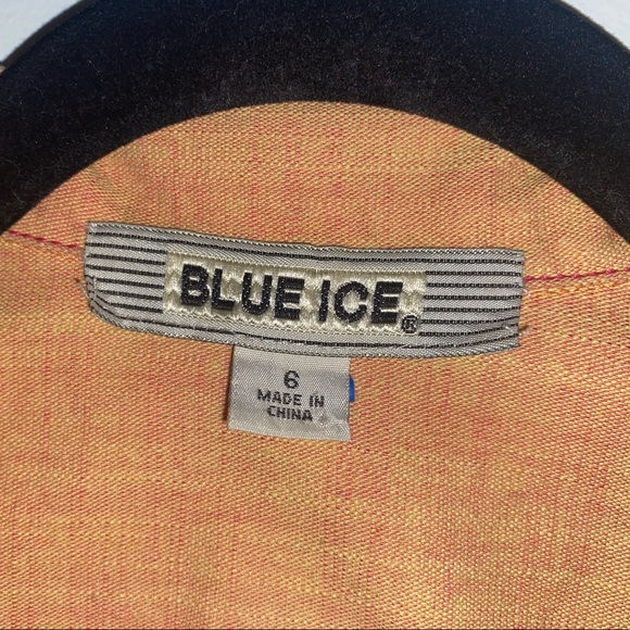 Blue Ice Orange Denim Jacket - Picture 3 of 3